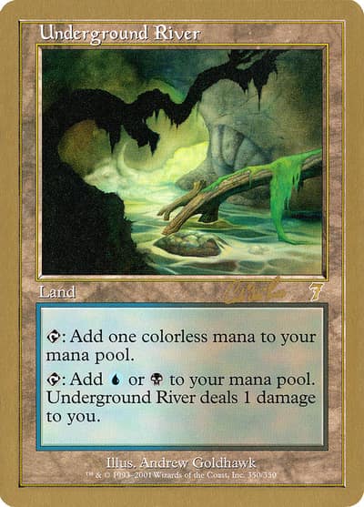 Underground River WC02-CR350 World Championship Decks 2002 Magic card