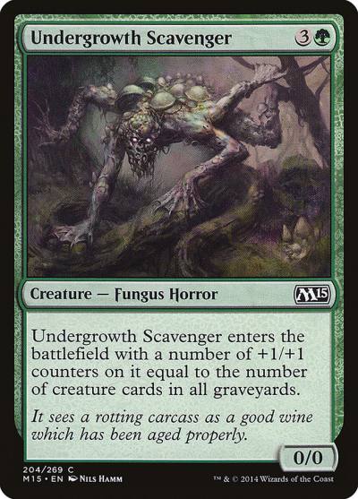 Undergrowth Scavenger 204 Magic 2015 Magic card