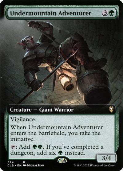 Undermountain Adventurer CLB-594 Commander Legends: Battle for Baldur's Gate Magic card