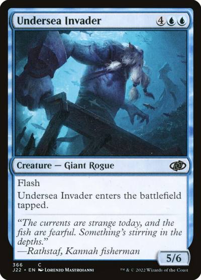 Undersea Invader J22-366 Jumpstart 2022 Magic card