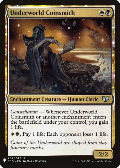 Underworld Coinsmith PLST-C15-237 The List Magic card