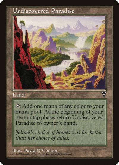 Undiscovered Paradise VIS-167 Visions Magic card