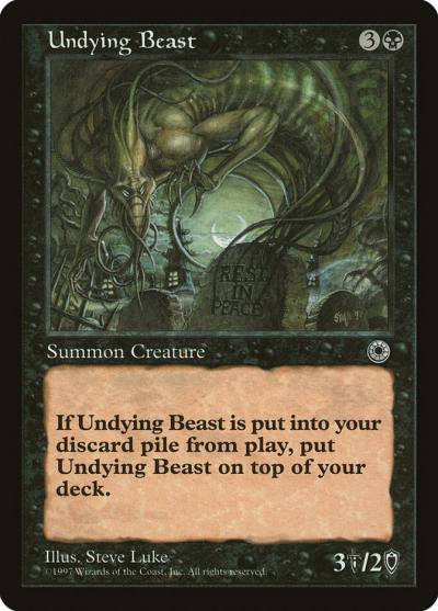 Undying Beast POR-113 Portal Magic card