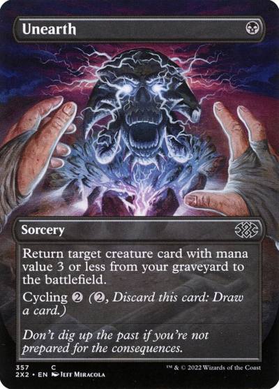 Unearth 2X2-357 Double Masters 2022 Magic card