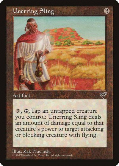 Unerring Sling MIR-322 Mirage Magic card