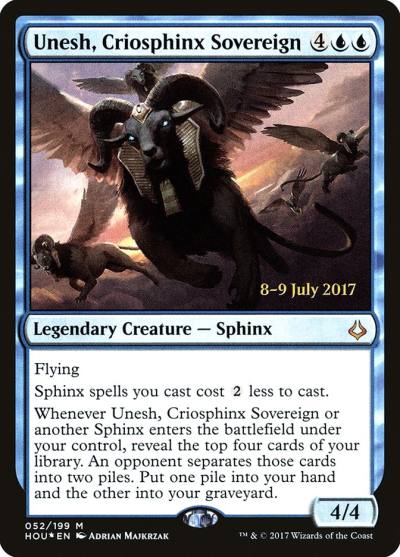 Unesh, Criosphinx Sovereign PHOU-52S Hour of Devastation Promos Magic card