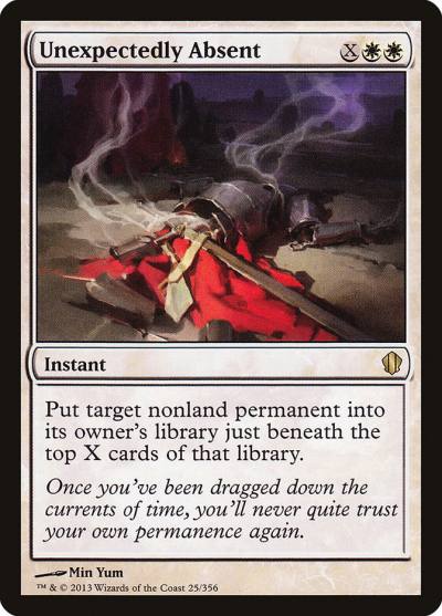 Unexpectedly Absent C13-25 Commander 2013 Magic card