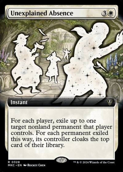 Unexplained Absence MKC-328 Murders at Karlov Manor Commander Magic card