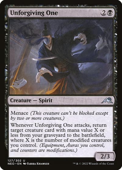 Unforgiving One 127 Kamigawa: Neon Dynasty Magic card