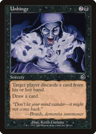Unhinge TOR-87 Torment Magic card