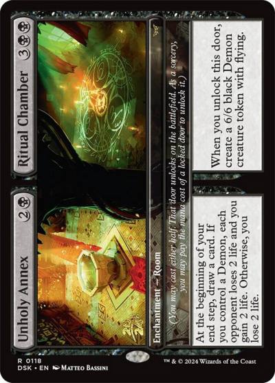 Unholy Annex // Ritual Chamber PDSK-118S Duskmourn: House of Horror Promos Magic card