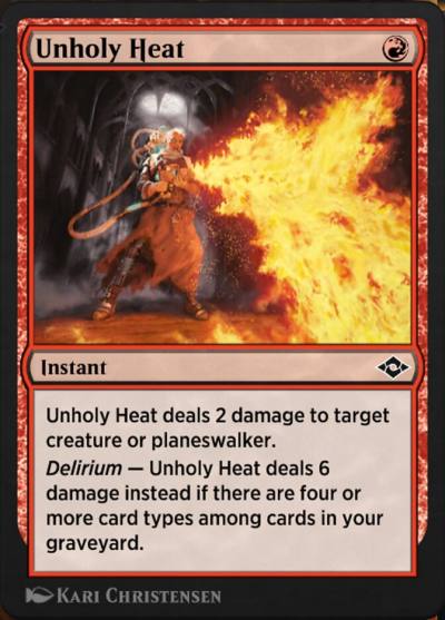 Unholy Heat J21-529 Jumpstart: Historic Horizons Magic card