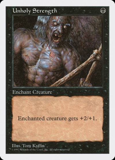 Unholy Strength 5ED-201 Fifth Edition Magic card