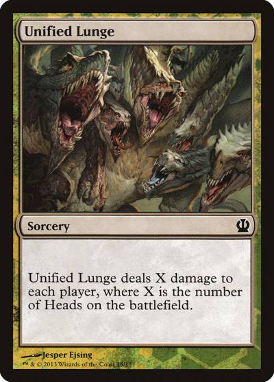Unified Lunge TFTH-15 Face the Hydra Magic card
