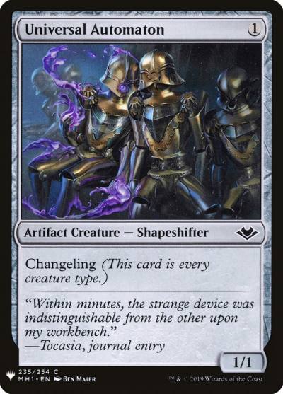 Universal Automaton PLST-MH1-235 The List Magic card