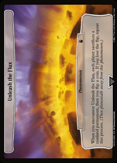 Unleash the Flux WHO-605 Doctor Who Magic card