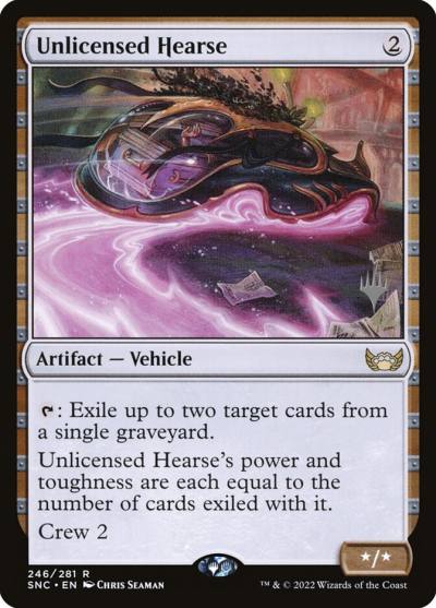 Unlicensed Hearse PSNC-246P Streets of New Capenna Promos Magic card