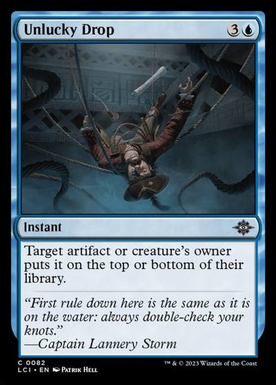 Unlucky Drop LCI-82 The Lost Caverns of Ixalan Magic card