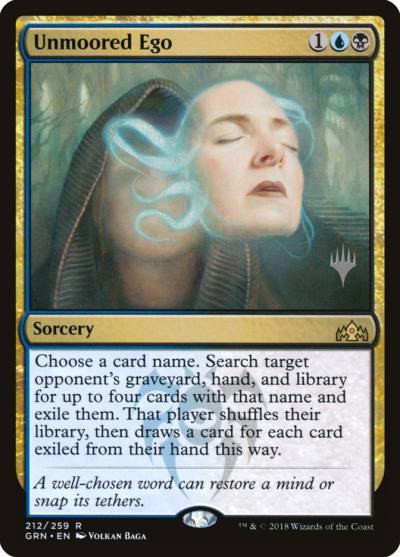 Unmoored Ego PGRN-212P Guilds of Ravnica Promos Magic card