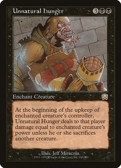Unnatural Hunger MMQ-169 Mercadian Masques Magic card