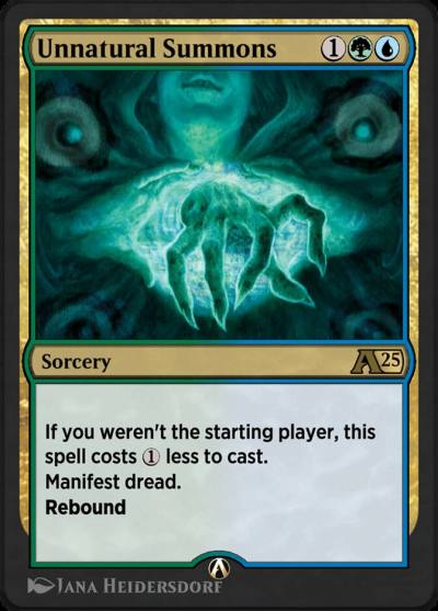 Unnatural Summons YDSK-27 Alchemy: Duskmourn Magic card