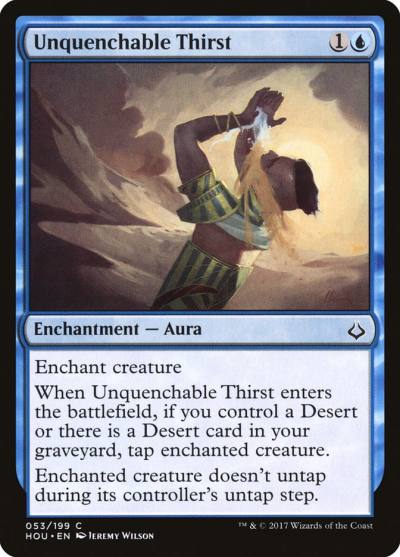 Unquenchable Thirst HOU-53 Hour of Devastation Magic card