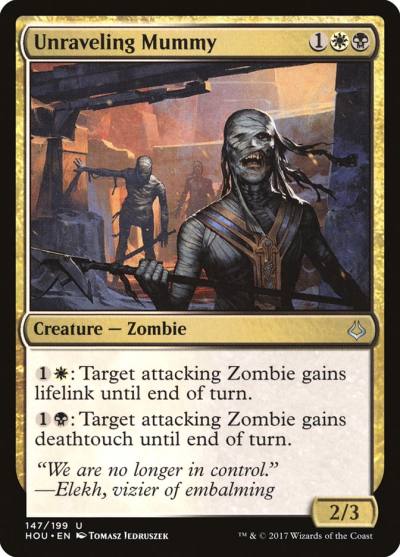 Unraveling Mummy 147 Hour of Devastation Magic card