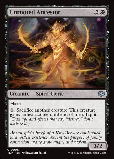 Unrooted Ancestor TDM-96 Tarkir: Dragonstorm Magic card