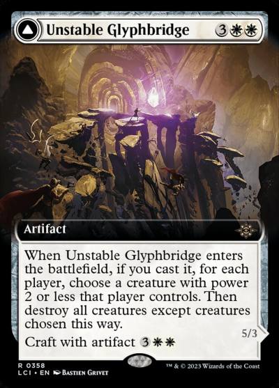 Unstable Glyphbridge // Sandswirl Wanderglyph LCI-358 The Lost Caverns of Ixalan Magic card