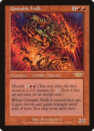 Unstable Hulk LGN-115 Legions Magic card