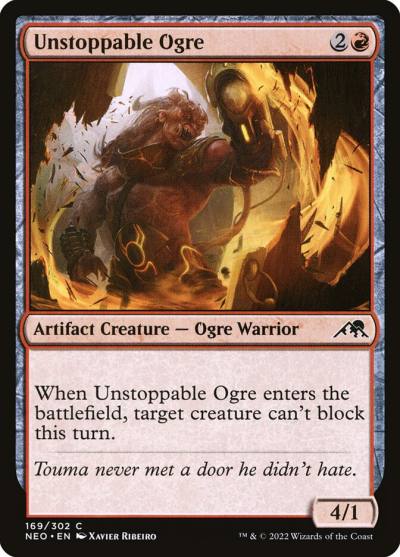 Unstoppable Ogre NEO-169 Kamigawa: Neon Dynasty Magic card