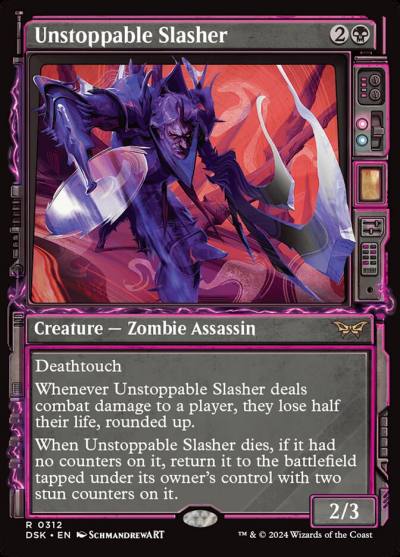 Unstoppable Slasher DSK-312 Duskmourn: House of Horror Magic card