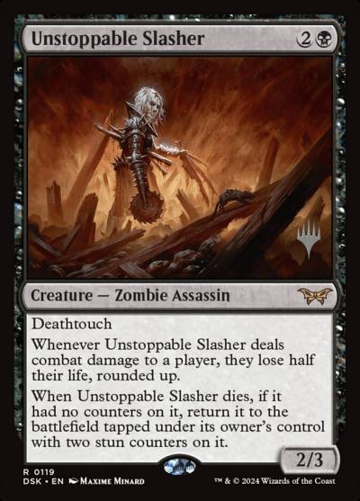 Unstoppable Slasher PDSK-119P Duskmourn: House of Horror Promos Magic card