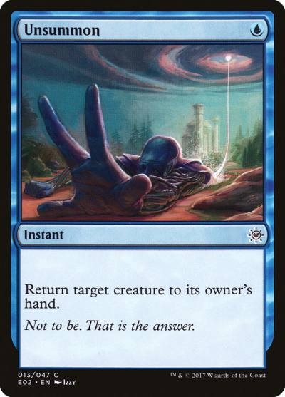 Unsummon E02-13 Explorers of Ixalan Magic card