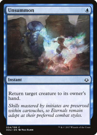 Unsummon HOU-54 Hour of Devastation Magic card