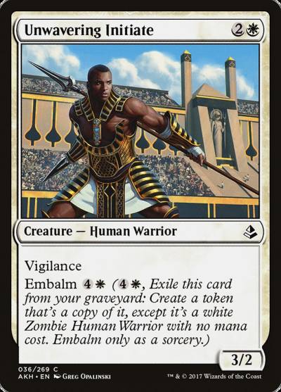 Unwavering Initiate AKH-36 Amonkhet Magic card