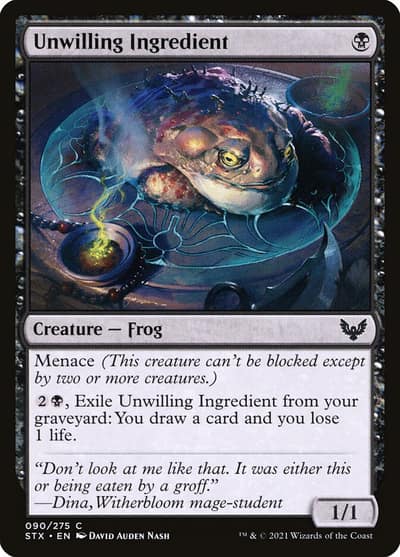 Unwilling Ingredient 90 Strixhaven: School of Mages Magic card