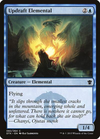 Updraft Elemental DTK-82 Dragons of Tarkir Magic card