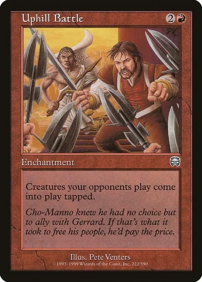 Uphill Battle MMQ-222 Mercadian Masques Magic card