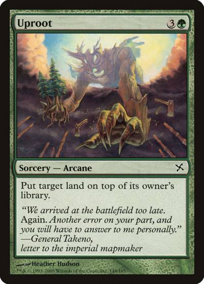 Uproot BOK-149 Betrayers of Kamigawa Magic card