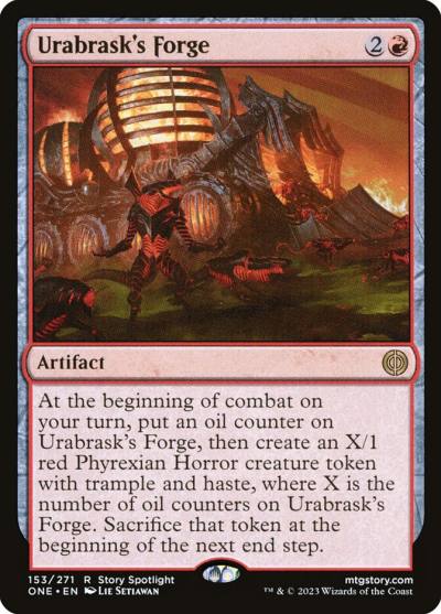Urabrask's Forge ONE-153 Phyrexia: All Will Be One Magic card