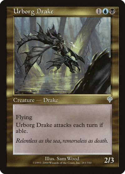 Urborg Drake INV-283 Invasion Magic card