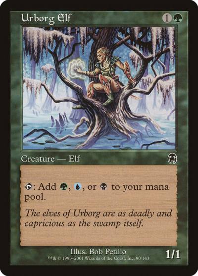 Urborg Elf APC-90 Apocalypse Magic card