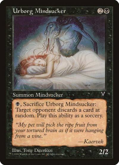 Urborg Mindsucker VIS-71 Visions Magic card