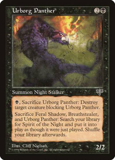 Urborg Panther MIR-150 Mirage Magic card