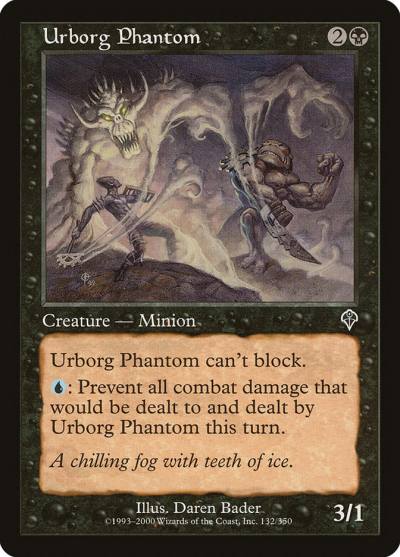 Urborg Phantom 132 Invasion Magic card