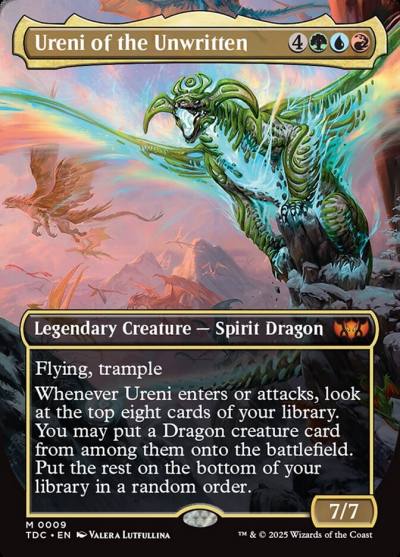 Ureni of the Unwritten 9 Tarkir: Dragonstorm Commander Magic card