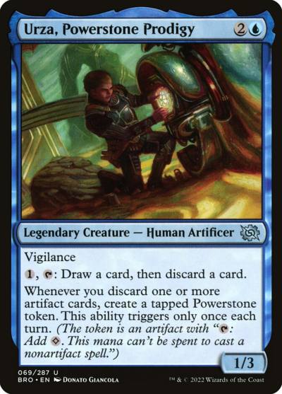 Urza, Powerstone Prodigy 69 The Brothers' War Magic card