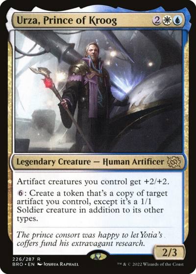 Urza, Prince of Kroog BRO-226 The Brothers' War Magic card