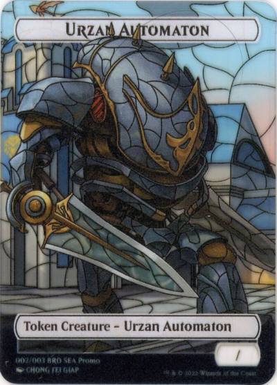 Urzan Automaton PTBRO-2 The Brothers' War Southeast Asia Tokens Magic card
